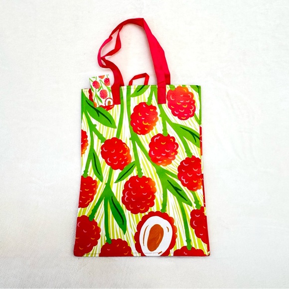Foodland Hawaii Reusable Tote Bags in Fruit Designs (Guava, Mango, & Lychee) - Picture 4 of 6
